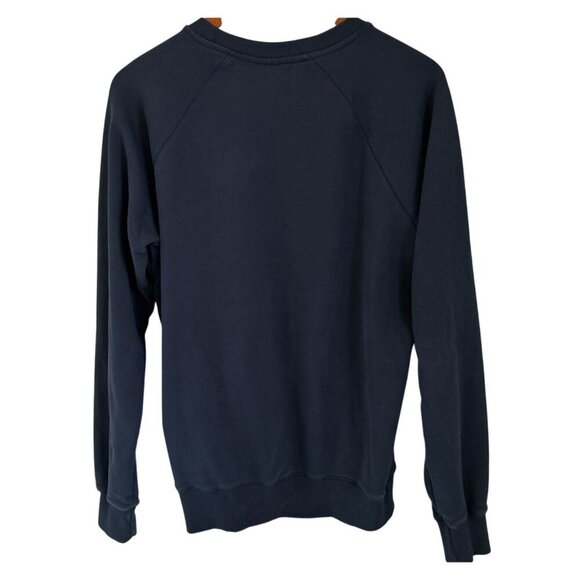 Ron Dorff Navy Sweatshirt W/ Red & White Stripe Design Crewneck Long Sleeve S - Picture 7 of 10